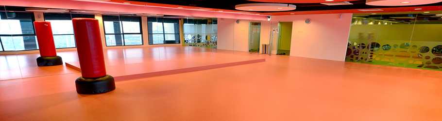 Menara Maybank Recreation Centre, KL, Malaysia - DECOFLEX Universal Sports Flooring for Aerobics Room